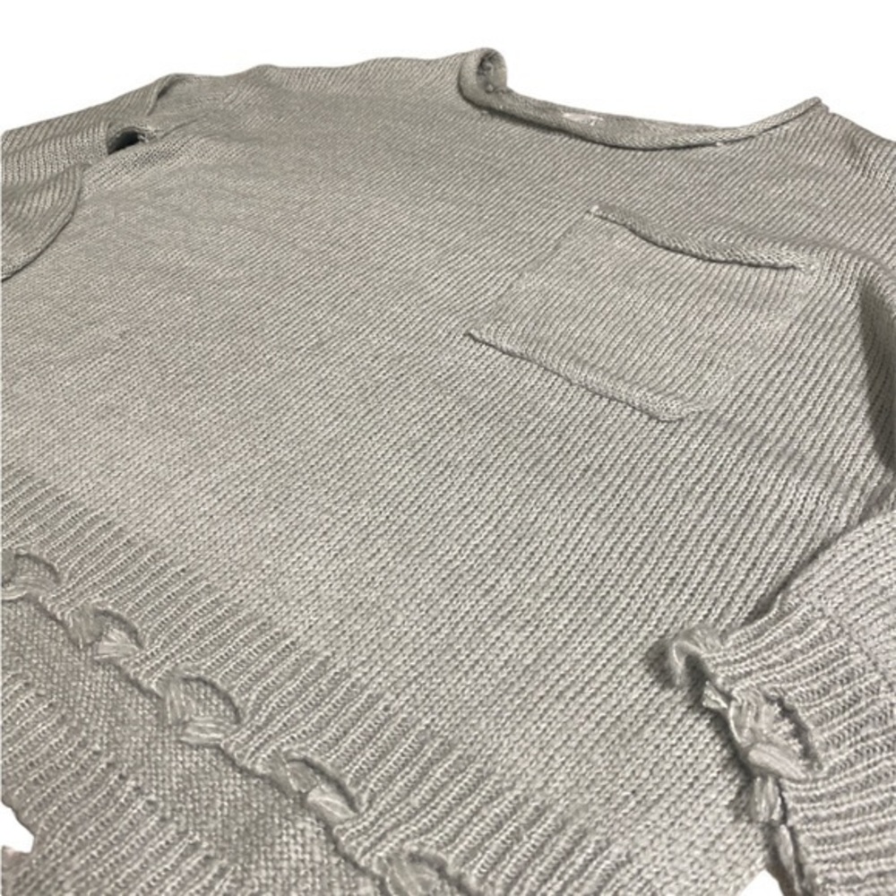 Freshman 1996 Distressed Cropped Sweater - Size M